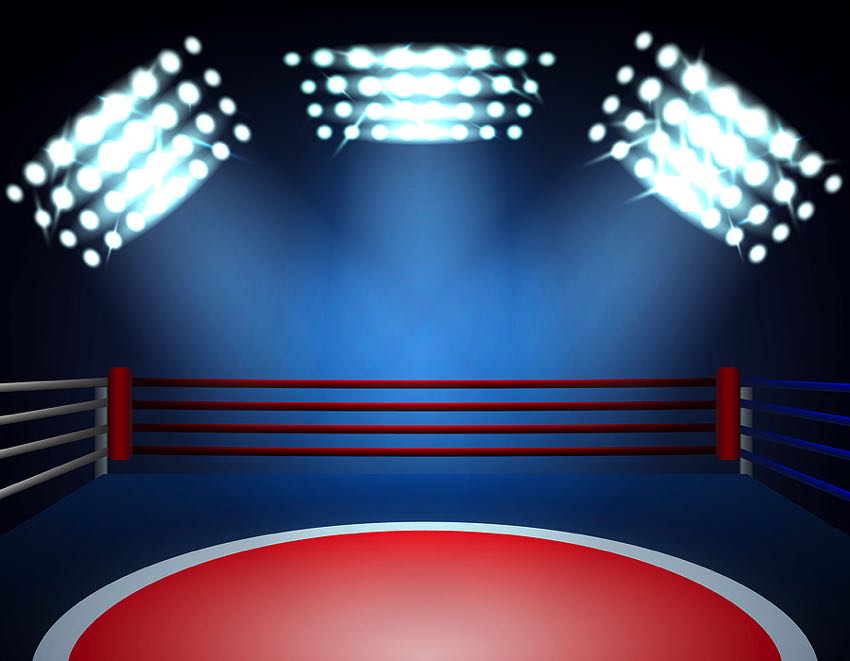 Boxing ring graphic
